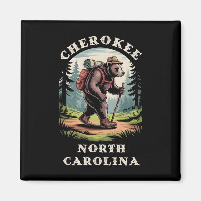 Cherokee North Carolina  Magnet (Front)