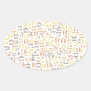 Cherokee Oval Sticker