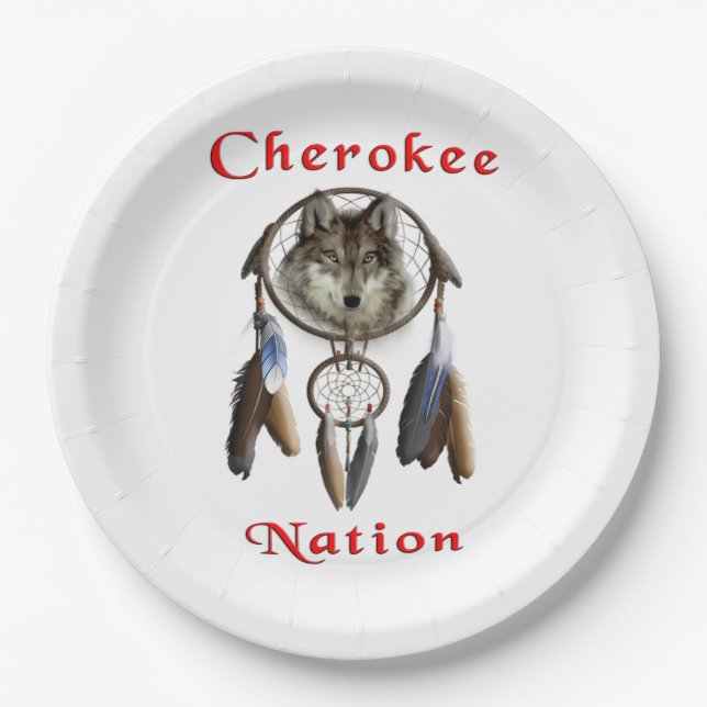 Cherokee Paper Plate (Front)