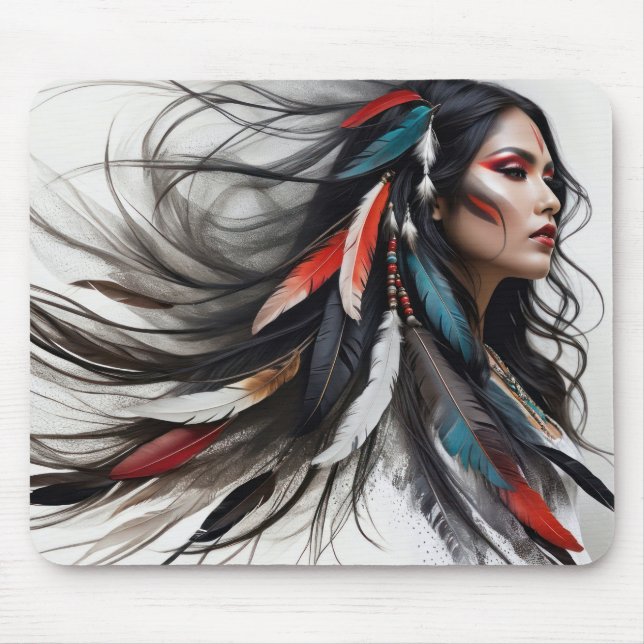 Cherokee Pride 4 Mouse Mat (Front)