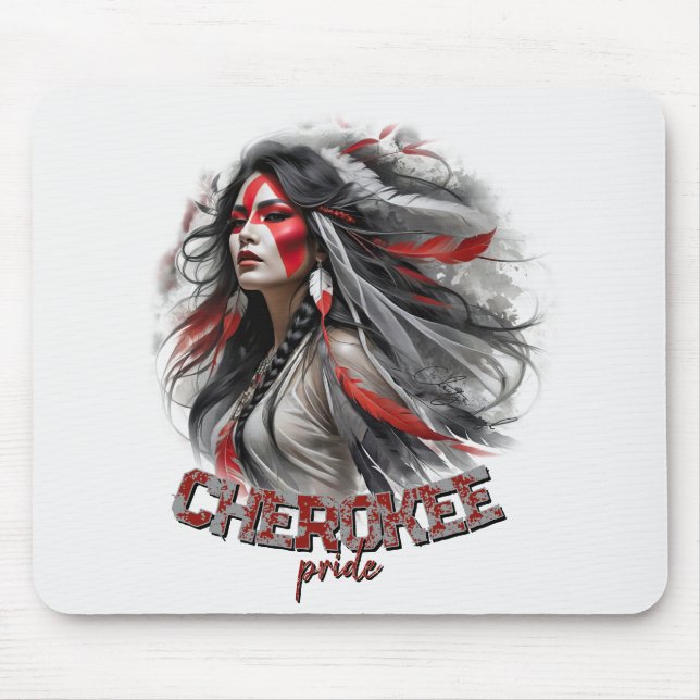 Cherokee Pride Mouse Mat (Front)