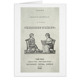 Cherokee Primer, 1845 (engraving)