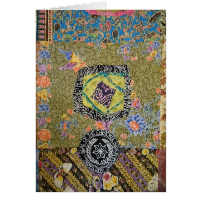 Cherokee Quilt Card (Front)