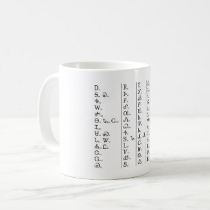 Cherokee Syllabary Customise Coffee Mug