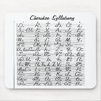 Cherokee Syllabary Mousepad