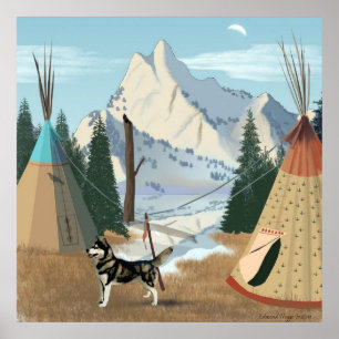 Cherokee Village Print