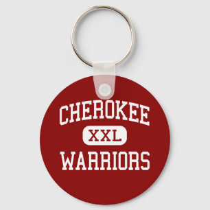 Cherokee - Warriors - High School - Canton Georgia Key Ring