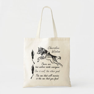Cherokee Wisdom Tote Bag