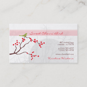 Cherri Bird [pink] Business Cards