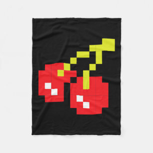 Cherries 80s Video Game Halloween Costume Easy Gro Fleece Blanket