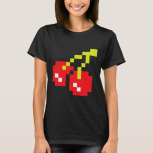 Cherries 80s Video Game Halloween Costume Easy Gro T-Shirt