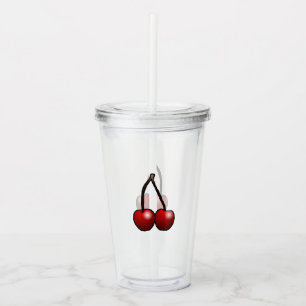Cherries Acrylic Tumbler