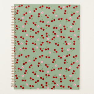 Cherries And Flowers Planner