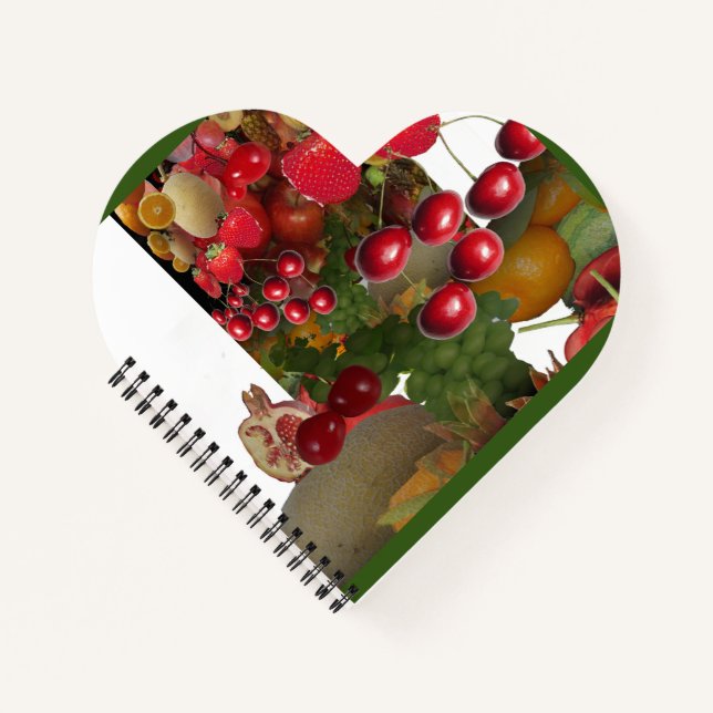 Cherries And Fruits Notebook (Front)