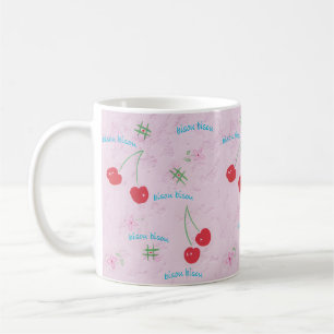 Cherries bisou bisou coffee mug