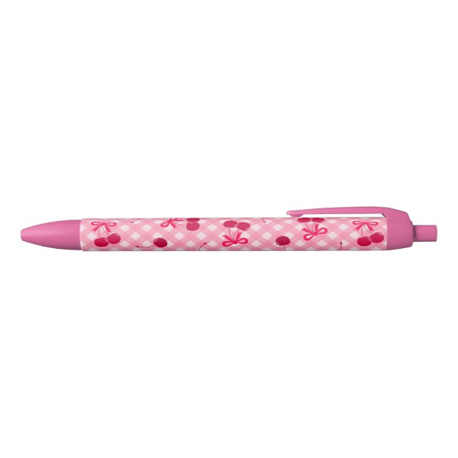 Cherries Black Ink Pen (Top)