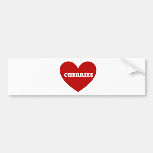 Cherries Bumper Sticker (Front)