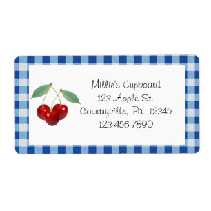 Cherries Business Label Product Label