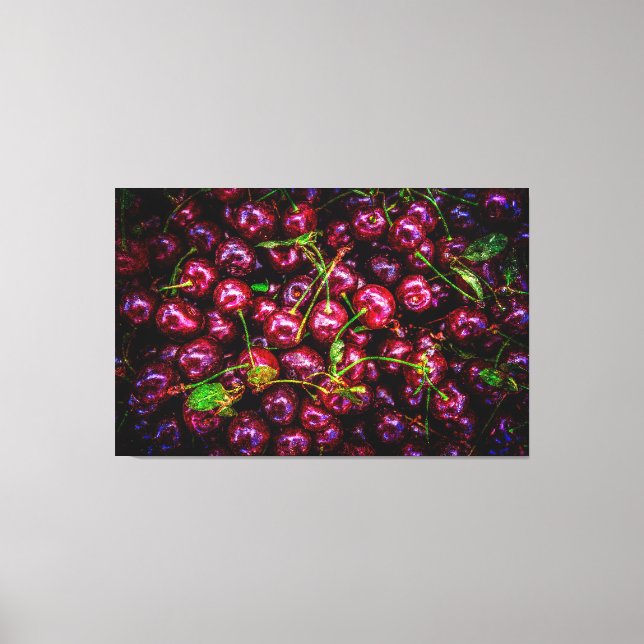 Cherries Canvas Print (Front)