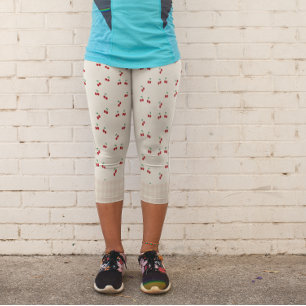 Cherries Capri Leggings