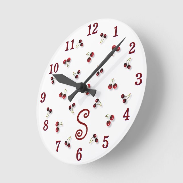 Cherries Clock (Angle)