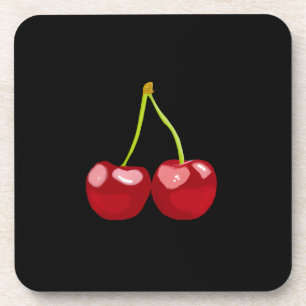 cherries coaster