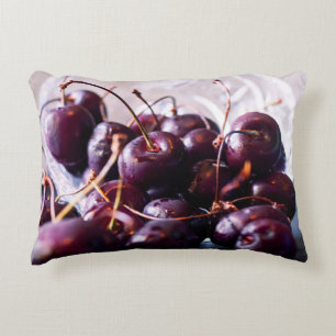 Cherries decorative cushion