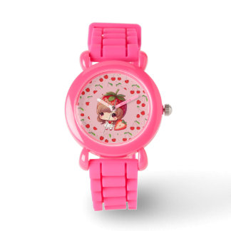 cherries fairy pink and red  Watch