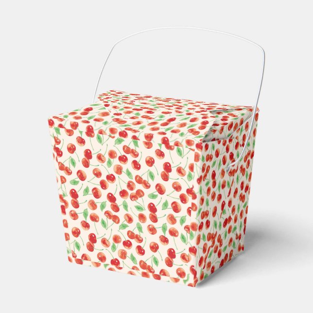 Cherries Favour Box (Front Side)