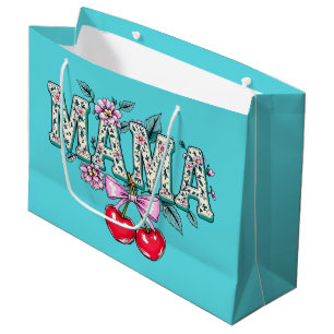 Cherries For Mama Large Gift Bag