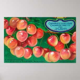 Cherries from the Cherry CityThe Dalles, OR Poster