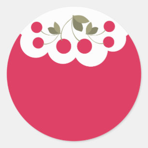 cherries fruit baker baking kitchen stickers