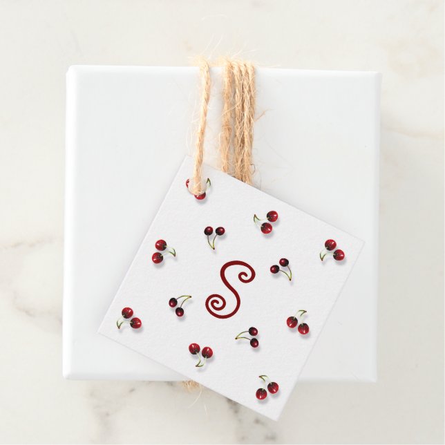 Cherries Gift Tag (In Situ)