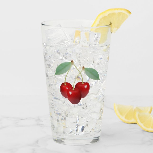 Cherries Glass (Back Ice)