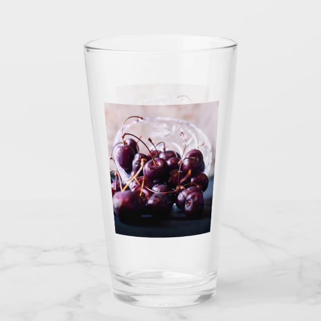 Cherries Glass (Front)