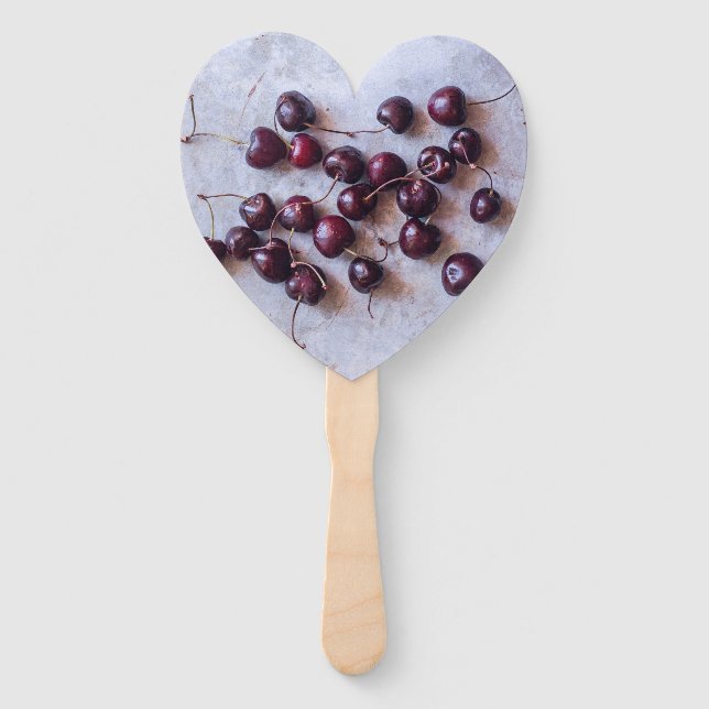 Cherries Hand Fan (Front)