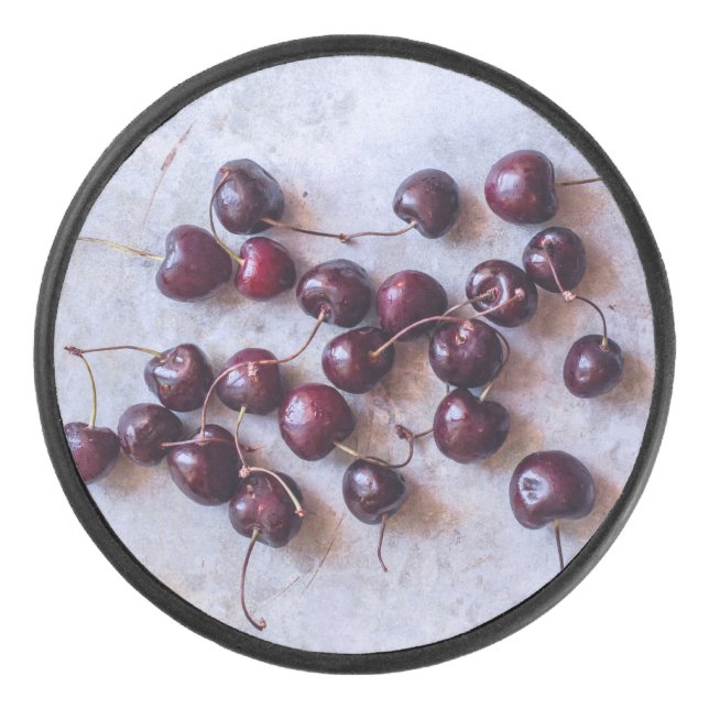 Cherries Hockey Puck (Front)