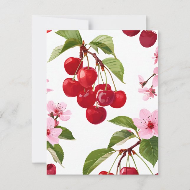 Cherries Holiday Card (Front)
