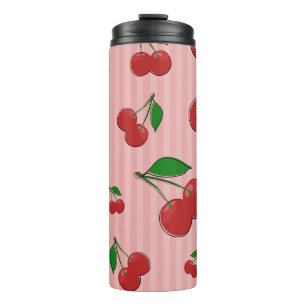 Cherries Illustration Thermal Tumbler