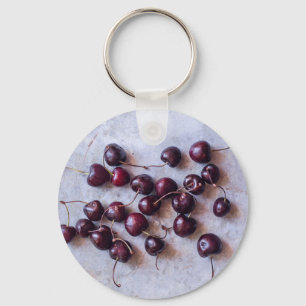 Cherries Key Ring