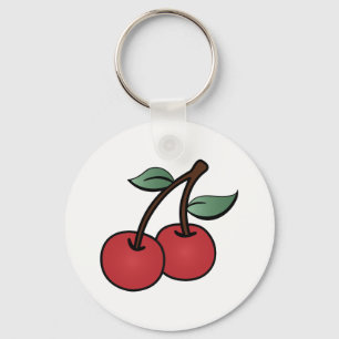 Cherries Key Ring