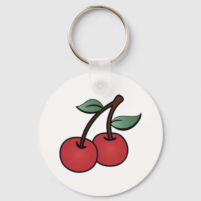 Cherries Key Ring (Front)