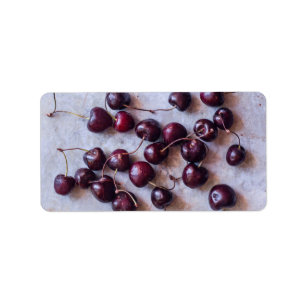 Cherries label