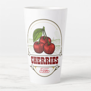 Cherries Latte Mug