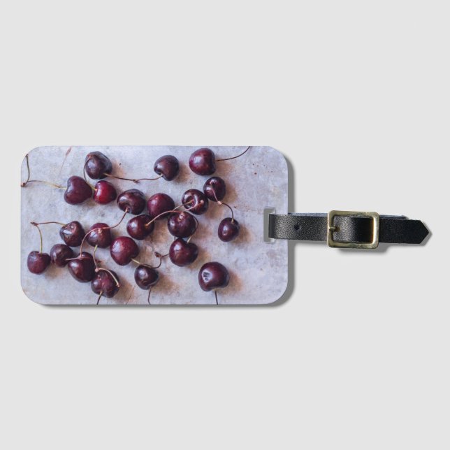 Cherries Luggage Tag (Front Horizontal)
