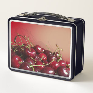 Cherries Metal Lunch Box