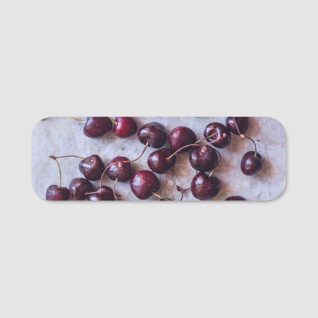 Cherries Name Tag (Front)