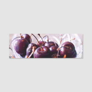 Cherries Name Tag