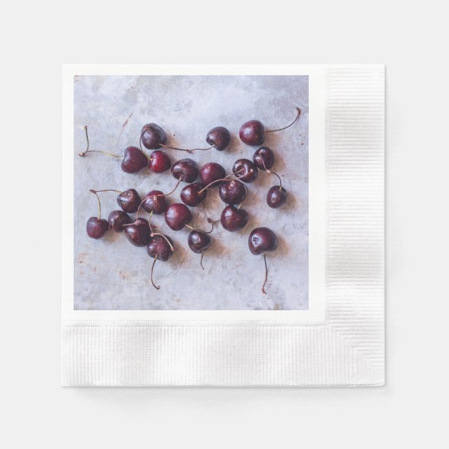 Cherries Napkin (Front)