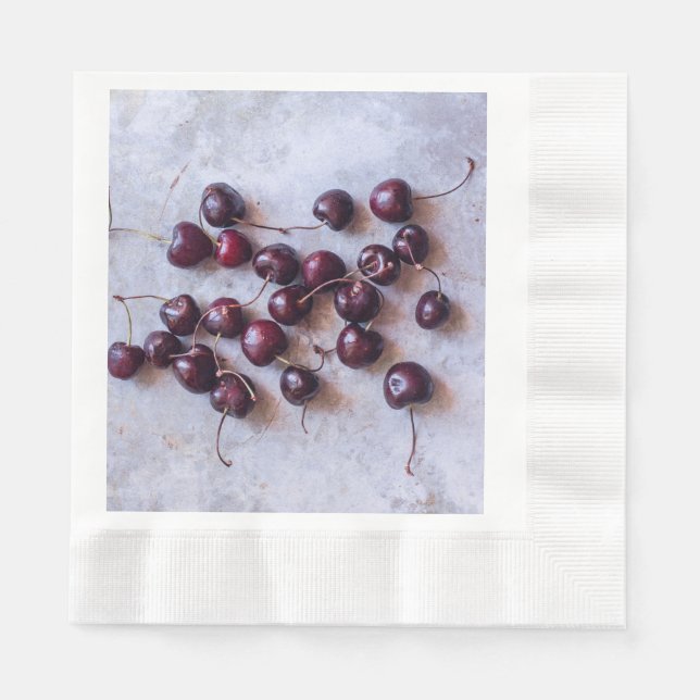 Cherries Napkin (Front)